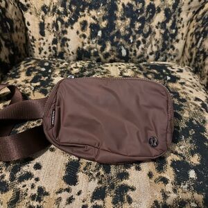 Lululemon Athletica Brown Belt Bag Compact and Durable